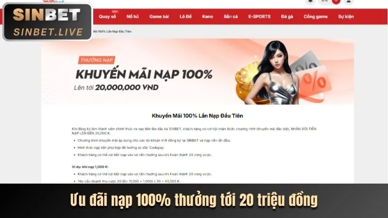 Ưu đãi nạp lần đầu 789p30